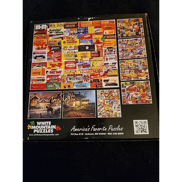 White Mountain 1000 Piece Jigsaw Puzzle FOR THE LOVE OF WINE Wine Bottles #1010T - Picture 7 of 9